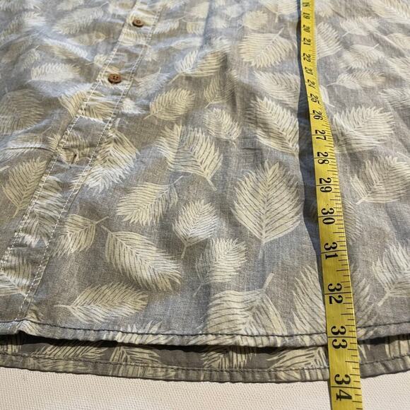 NWT Free Planet Gray Feather Long Sleeve Button Down Size 4X - Picture 7 of 9